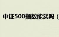 中证500指数能买吗（中证500指数怎么买）
