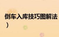 倒车入库技巧图解法（详解倒车入库技巧图解）