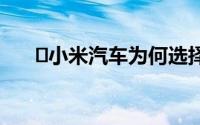 ​小米汽车为何选择中国动力电池企业
