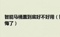 智能马桶盖到底好不好用（智能马桶盖好用吗用过的人都后悔了）