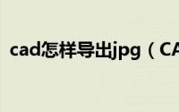 cad怎样导出jpg（CAD怎么导出JPG图片）