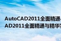 AutoCAD2011全面精通与精华实例视频教程（关于AutoCAD2011全面精通与精华实例视频教程的简介）