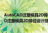 AutoCAD注塑模具2D排位设计技巧与实例（关于AutoCAD注塑模具2D排位设计技巧与实例的简介）