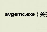 avgemc.exe（关于avgemc.exe的简介）