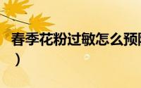 春季花粉过敏怎么预防（春季花粉过敏怎么办）