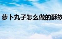 萝卜丸子怎么做的酥软（萝卜丸子怎么做的）