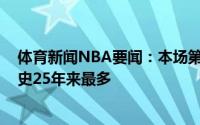 体育新闻NBA要闻：本场第四节76人全队单节20次罚球队史25年来最多