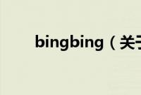 bingbing（关于bingbing的简介）