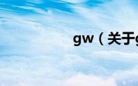 gw（关于gw的简介）
