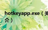 hotkeyapp.exe（关于hotkeyapp.exe的简介）