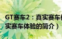 GT赛车2：真实赛车体验（关于GT赛车2：真实赛车体验的简介）