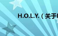H.O.L.Y.（关于H.O.L.Y.的简介）