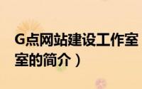 G点网站建设工作室（关于G点网站建设工作室的简介）