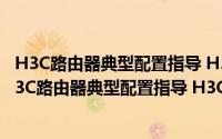 H3C路由器典型配置指导 H3C网络学院参考书系列（关于H3C路由器典型配置指导 H3C网络学院参考书系列的简介）