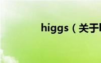 higgs（关于higgs的简介）