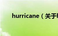 hurricane（关于hurricane的简介）