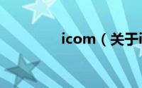 icom（关于icom的简介）
