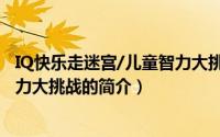 IQ快乐走迷宫/儿童智力大挑战（关于IQ快乐走迷宫/儿童智力大挑战的简介）