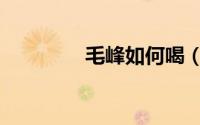 毛峰如何喝（毛峰的泡法）