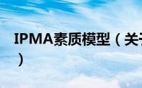 IPMA素质模型（关于IPMA素质模型的简介）