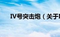IV号突击炮（关于IV号突击炮的简介）