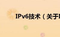 IPv6技术（关于IPv6技术的简介）