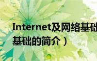 Internet及网络基础（关于Internet及网络基础的简介）