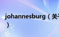 johannesburg（关于johannesburg的简介）
