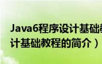 Java6程序设计基础教程（关于Java6程序设计基础教程的简介）