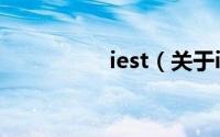 iest（关于iest的简介）