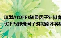 III型AtOFPs转录因子对拟南芥荚果形态的调控（关于III型AtOFPs转录因子对拟南芥荚果形态的调控的简介）