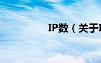 IP数（关于IP数的简介）