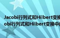 Jacobi行列式和Hilbert变换中的若干问题及应用（关于Jacobi行列式和Hilbert变换中的若干问题及应用的简介）