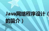 Java网络程序设计（关于Java网络程序设计的简介）