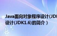 Java面向对象程序设计(JDK1.6)（关于Java面向对象程序设计(JDK1.6)的简介）