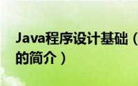 Java程序设计基础（关于Java程序设计基础的简介）