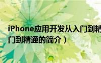 iPhone应用开发从入门到精通（关于iPhone应用开发从入门到精通的简介）