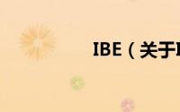 IBE（关于IBE的简介）
