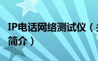 IP电话网络测试仪（关于IP电话网络测试仪的简介）
