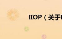 IIOP（关于IIOP的简介）
