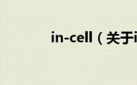 in-cell（关于in-cell的简介）