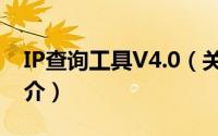 IP查询工具V4.0（关于IP查询工具V4.0的简介）