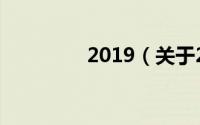 2019（关于2019的简介）
