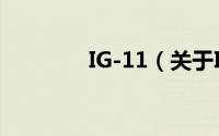 IG-11（关于IG-11的简介）