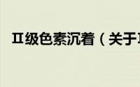 Ⅱ级色素沉着（关于Ⅱ级色素沉着的简介）