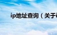 ip地址查询（关于ip地址查询的简介）