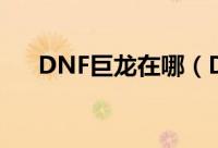 DNF巨龙在哪（DNF巨龙地下城在哪）