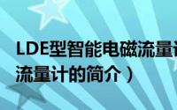 LDE型智能电磁流量计（关于LDE型智能电磁流量计的简介）
