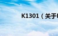 K1301（关于K1301的简介）