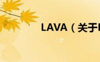 LAVA（关于LAVA的简介）